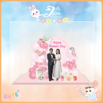 Mini - Standee lắp ghép 8/3 12cm