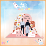 Mini - Standee lắp ghép 8/3 12cm