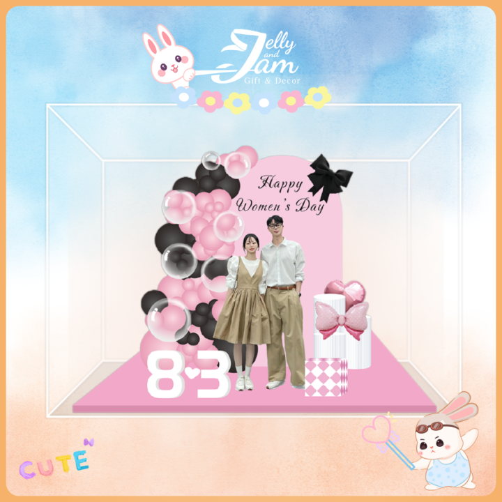 Mini - Standee lắp ghép 8/3 12cm