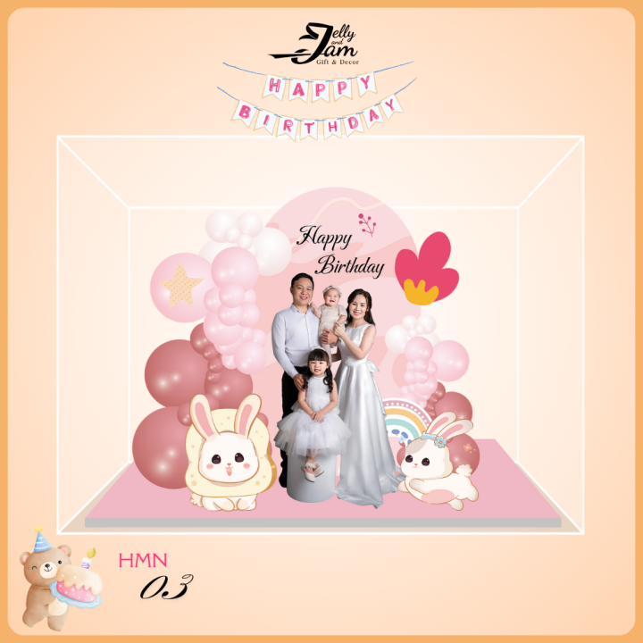 Mini - Standee lắp ghép sinh nhật 12cm