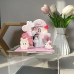 Mô hình lắp ghép chủ đề sinh nhật - Size Mini - Mẫu HMN-03 - Jelly and Jam