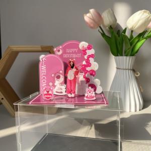 Mô hình lắp ghép chủ đề sinh nhật - Size Mini - Mẫu HMN-01 - Jelly and Jam