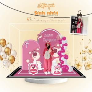 Mô hình lắp ghép chủ đề sinh nhật - Size Mini - Mẫu HMN-01 - Jelly and Jam
