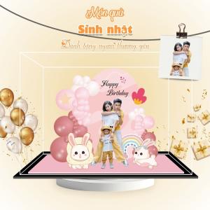 Mô hình lắp ghép chủ đề sinh nhật - Size Mini - Mẫu HMN-03 - Jelly and Jam