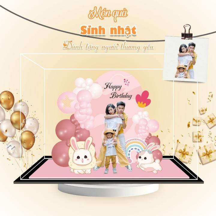 Mô hình lắp ghép chủ đề sinh nhật - Size Mini - Mẫu HMN-03 - Jelly and Jam