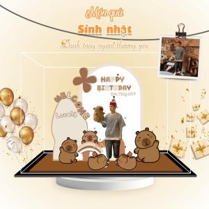Mô hình lắp ghép chủ đề sinh nhật - Size Mini - Mẫu HMN-07 - Jelly and Jam