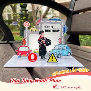 Mô hình lắp ghép chủ đề sinh nhật - Size Mini - Mẫu HMN-12 - Jelly and Jam