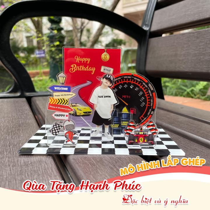 Mô hình lắp ghép chủ đề sinh nhật - Size Mini - Mẫu HMN-13 - Jelly and Jam