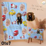 Chăn mền văn phòng, chăn cho bé tới trường, thiết kế miễn phí - Mẫu Đồ ăn cute - JELLY AND JAM