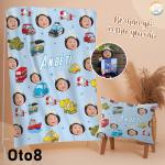 Chăn mền văn phòng, chăn cho bé tới trường, thiết kế miễn phí - Mẫu Đồ ăn cute - JELLY AND JAM