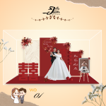 Standee lắp ghép mẫu đám cưới 24cm