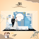 Standee lắp ghép mẫu đám cưới 24cm