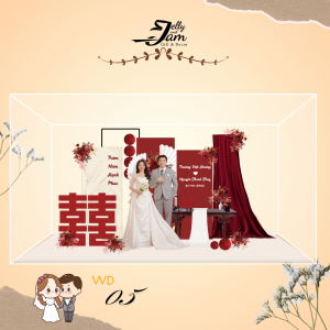 Standee lắp ghép mẫu đám cưới 24cm