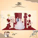 Standee lắp ghép mẫu đám cưới 24cm