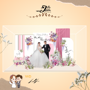 Standee lắp ghép mẫu đám cưới 24cm