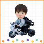 Lắc đầu loại 1 đầu 2D
