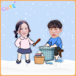 Lắc đầu loại 2 đầu 2D