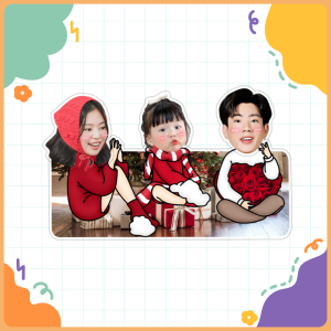 Lắc đầu loại 3 đầu 2D