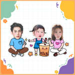 Lắc đầu loại 3 đầu 2D