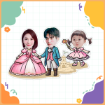 Lắc đầu loại 3 đầu 2D