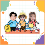 Lắc đầu loại 3 đầu 2D
