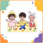 Lắc đầu loại 3 đầu 2D