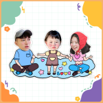 Lắc đầu loại 3 đầu 2D