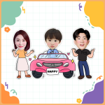 Lắc đầu loại 3 đầu 2D