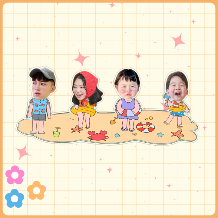 Lắc đầu loại 4 đầu 2D