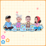 Lắc đầu loại 4 đầu 2D