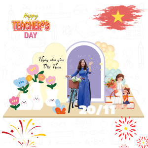 Standee lắp ghép mẫu 20/11 24cm