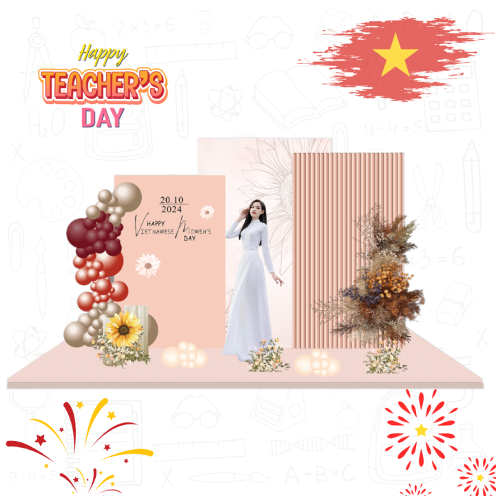 Standee lắp ghép mẫu 20/11 24cm