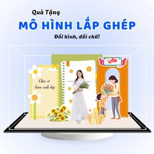 Mô hình lắp ghép chủ đề Nhà giáo size 24cm - Mẫu GV02 - Jelly and Jam