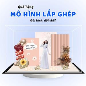 Mô hình lắp ghép chủ đề Nhà giáo size 24cm - Mẫu GV04 - Jelly and Jam