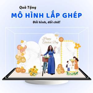 Mô hình lắp ghép chủ đề Nhà giáo size 24cm - Mẫu GV06 - Jelly and Jam