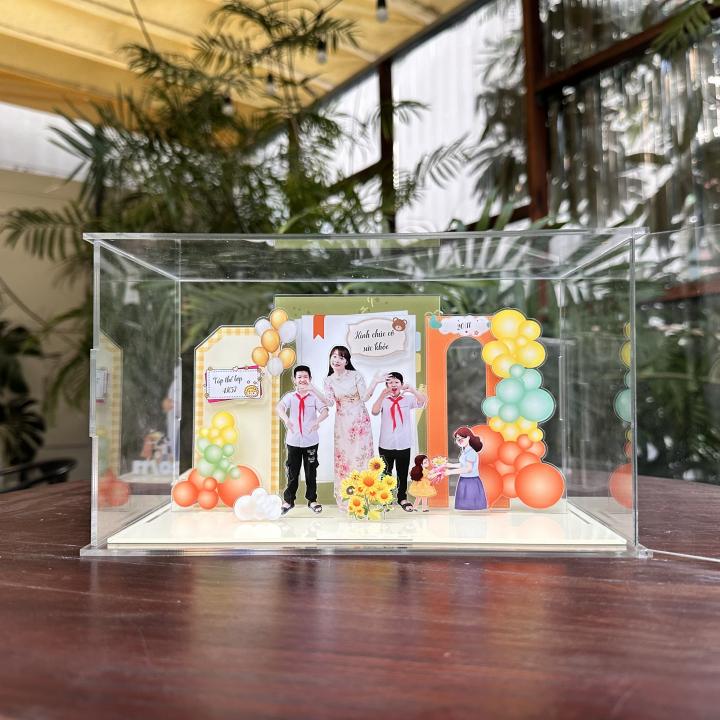 Mô hình lắp ghép chủ đề Nhà giáo size 24cm - Mẫu GV03 - Jelly and Jam