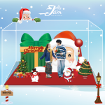 Standee lắp ghép mẫu Noel 24cm