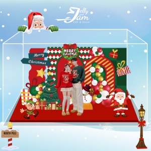 Standee lắp ghép mẫu Noel 24cm