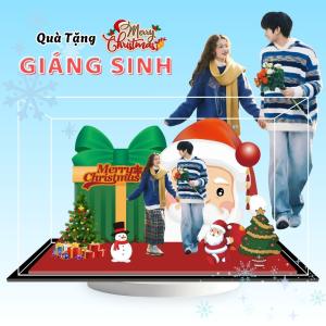 Mô hình lắp ghép chủ đề Noel size 24cm - Mẫu GS01 - Jelly and Jam