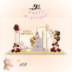 Standee lắp ghép mẫu sinh nhật 24cm
