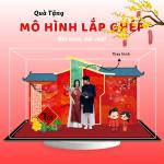 Mô hình lắp ghép chủ đề Tết size 24cm - Mẫu T01 - Jelly and Jam