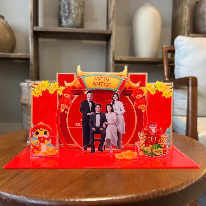 Mô hình lắp ghép chủ đề Tết size 24cm - Mẫu T02 - Jelly and Jam