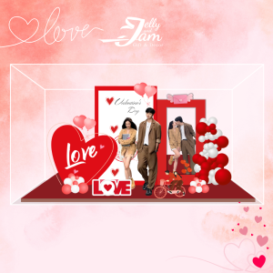 Standee lắp ghép mẫu Valentine 24cm