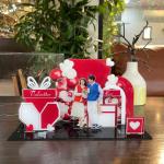 Mô hình lắp ghép chủ đề Valentine size 24cm - Mẫu Y01 - Jelly and Jam